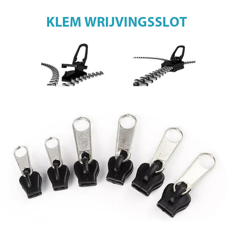 ZipFix - Kit de Reparación de Cremalleras 🔧 ¡Repara tú mismo en segundos sin complicaciones! 🔥 OFERTA SOLO POR HOY: Lleva 12 Cremalleras con un 40% OFF🔥