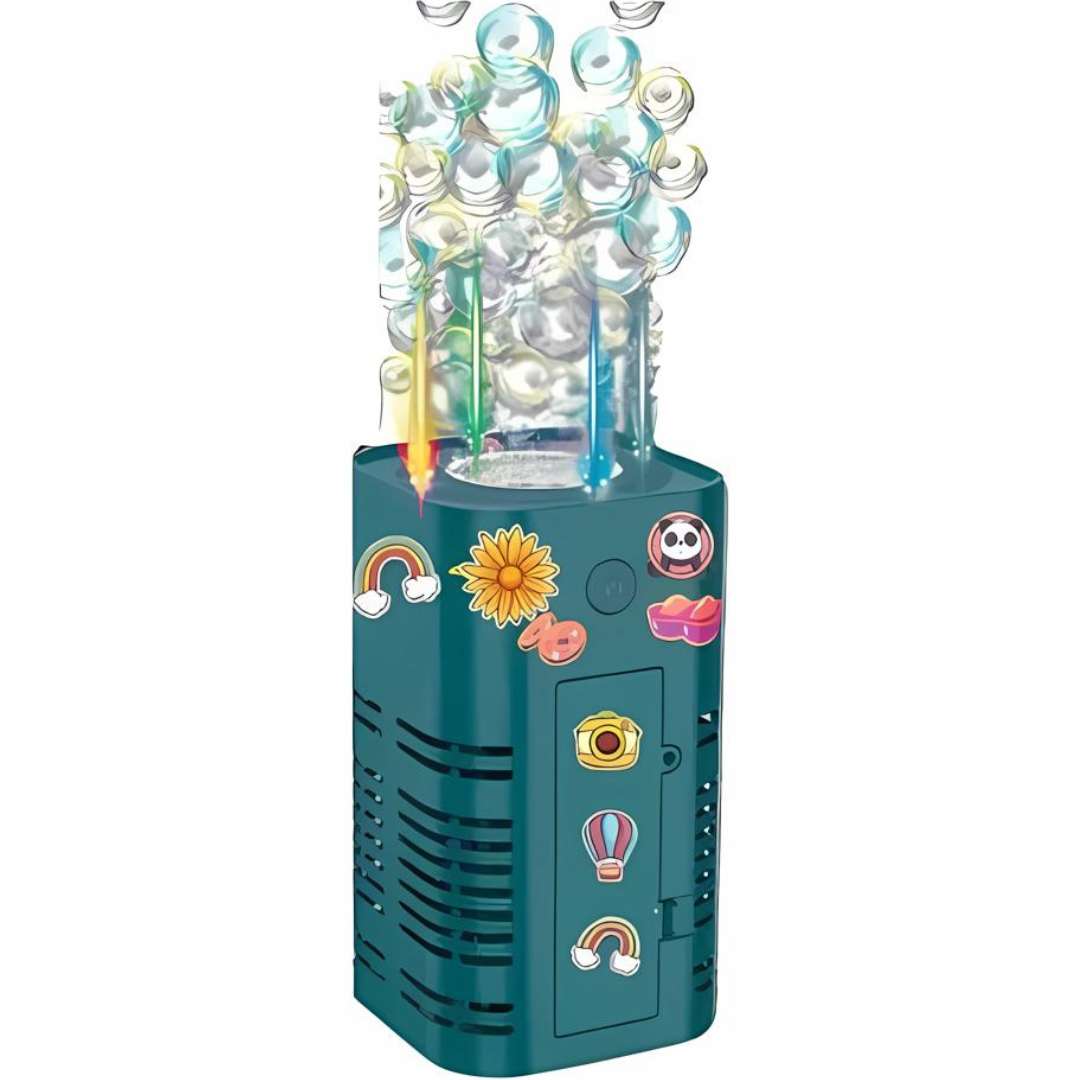 🌋 Volcán Mágico de Burbujas de Color Verde🎈¡Explota en Diversión! Cada Burbuja es una Aventura Mágica 🌈💥