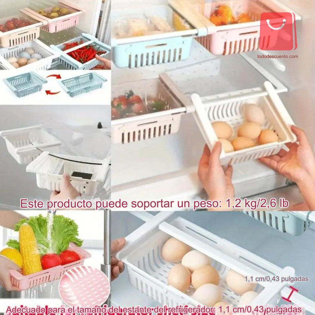 🍱 Organizador Extendible De Nevera (Pague 2 Lleva 3)🚀