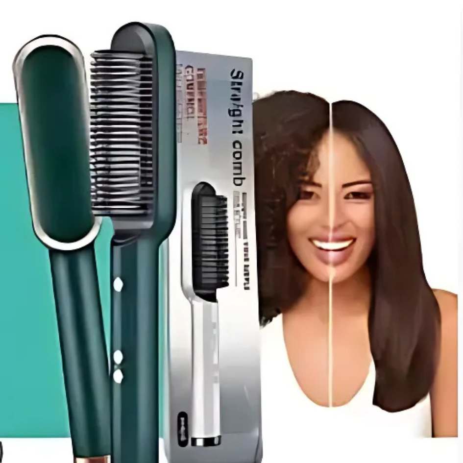 ✨ Cepillo Alisador Pro Ionic ✨ ¡Transforma tu cabello en segundos! 🌟 Sin frizz, sin daño, solo un estilo perfecto. 💁♀️