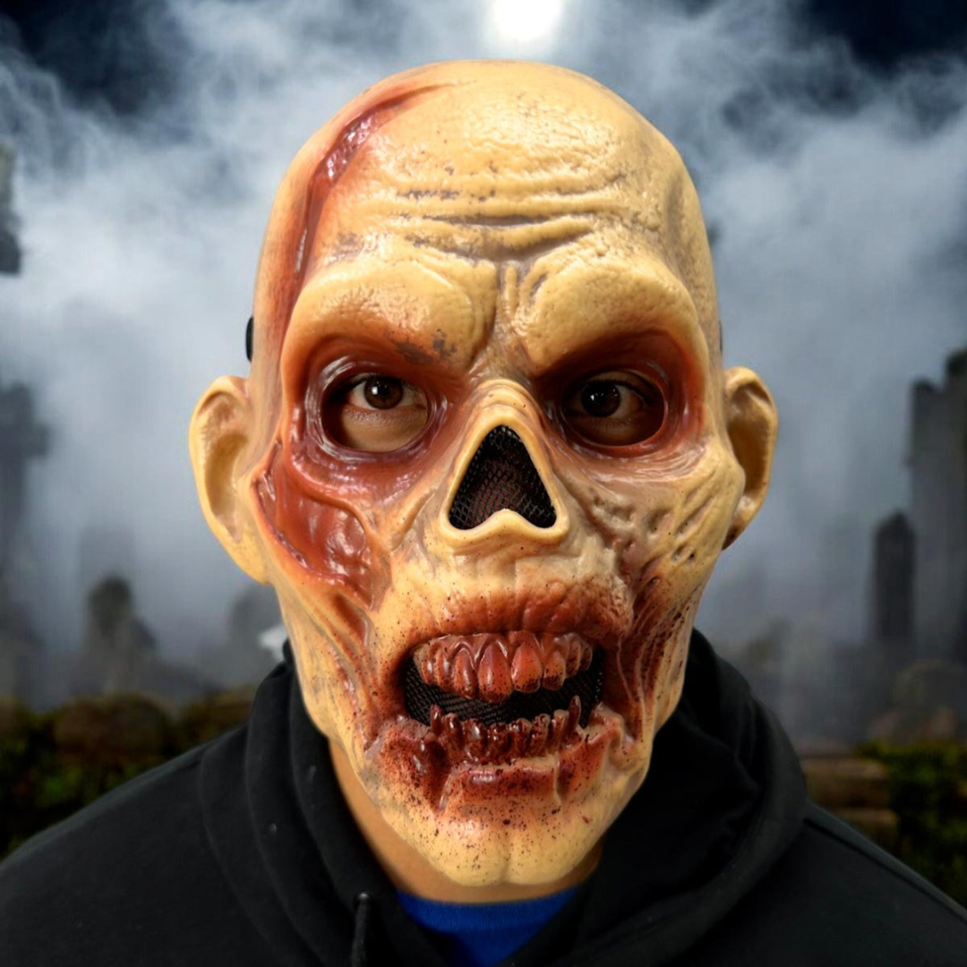 🎃 Máscara Zombie Terrorífica para Halloween 🧟♂️