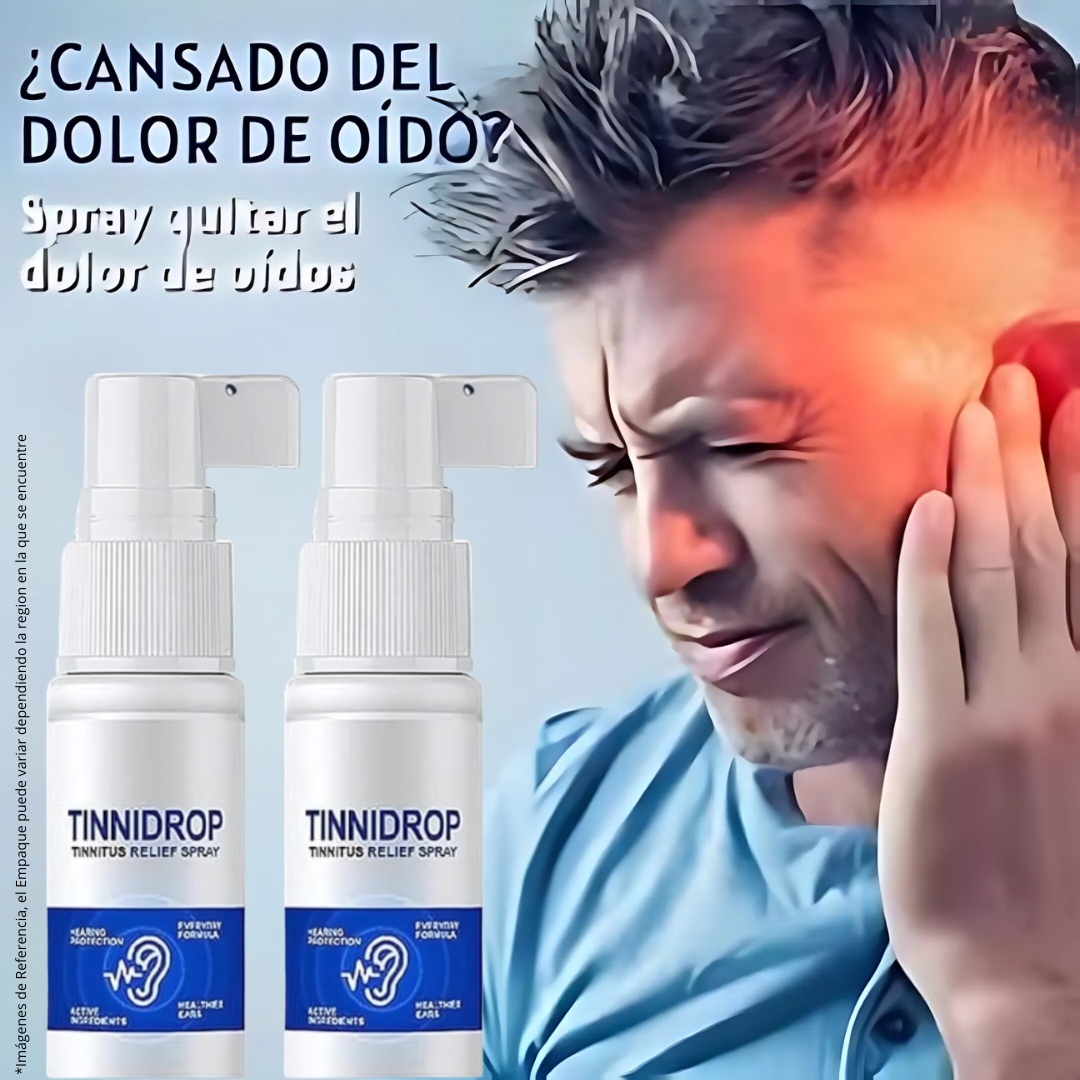 ✨ Tinnidrop Spray 🧴 Limpieza Profunda de Oídos 👂💧
