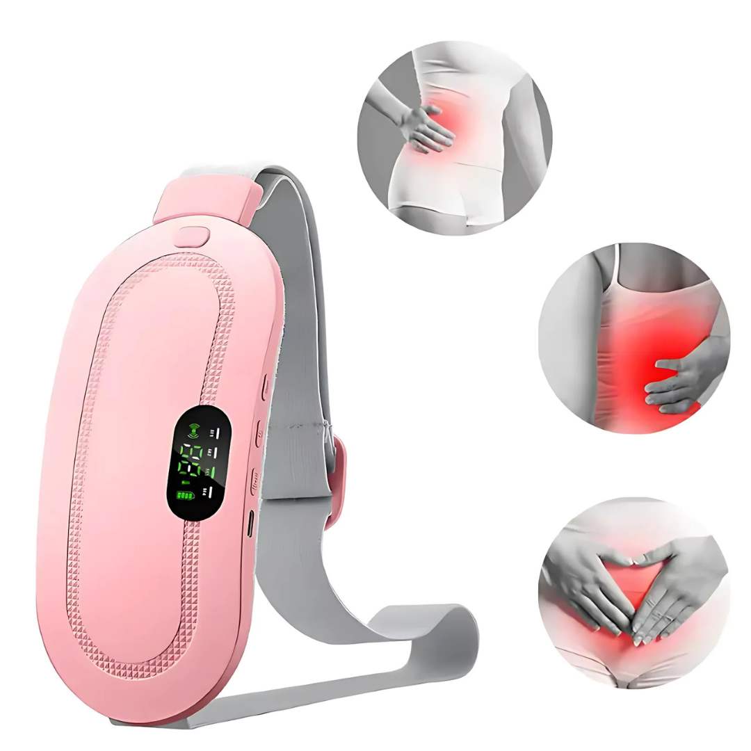 🔥 CalmiBelt™ – 💖 Cinturón Térmico Aliviador de Cólicos Menstruales 🤗