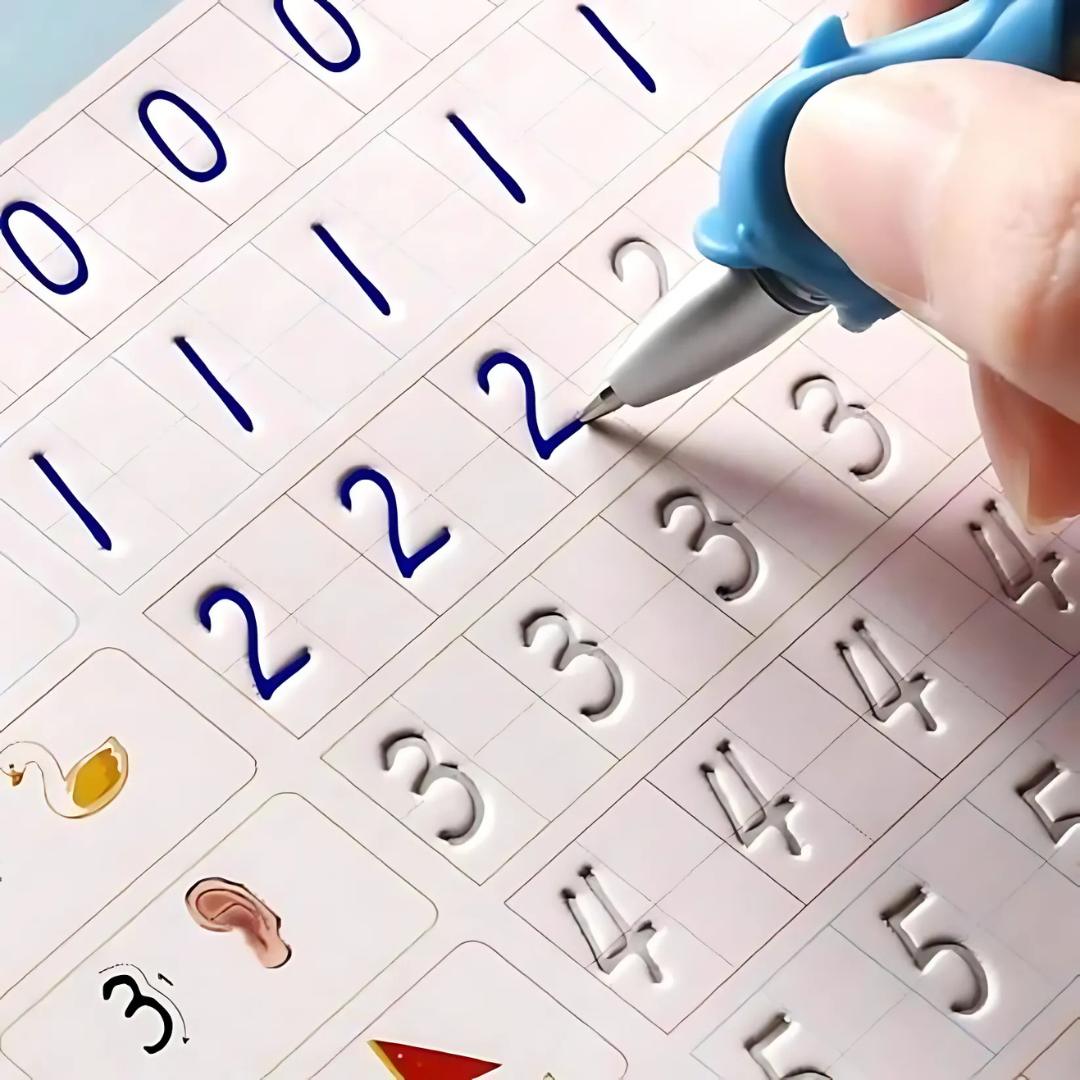 📝 Kit de 4 Cuadernos Mágicos  del Metodo Montessori, Mejora la escritura, concentración y motricidad de los niños de forma divertida y reutilizable. – ¡50% OFF Solo por Hoy! 🎉