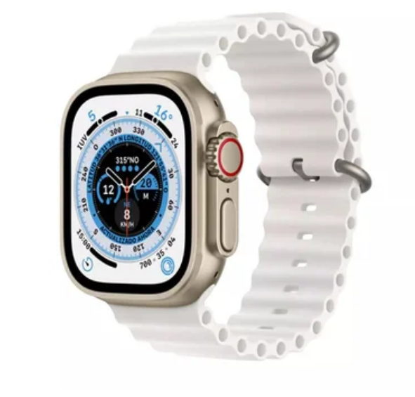Smartwatch Blulory Glifo 8 Ultra Blanco