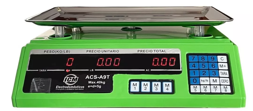 Bascula Digital 40 Kgs. Ref. ACS-A9T