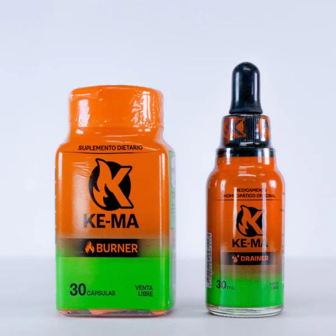 COMBO KE-MA (QUEMADOR💊 + DRENADOR💧), Tu fórmula definitiva para transformar grasa en energía y eliminar toxinas ¡Resultados que se sienten y se ven!