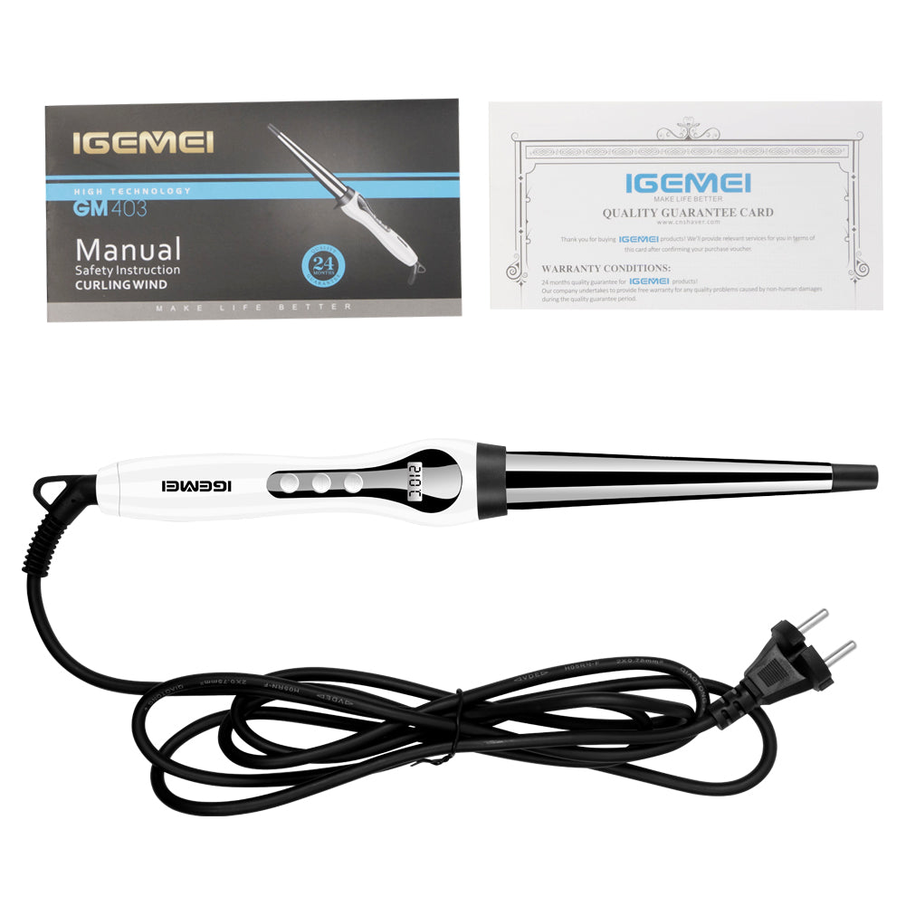 Pinza Ondulador De Cabello Igemei Gm 403