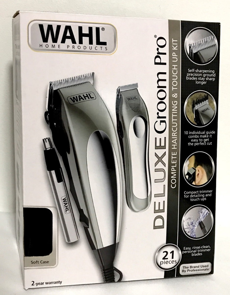 Combo Wahl Profesional Delux Groom 21 Piezas 100% Original