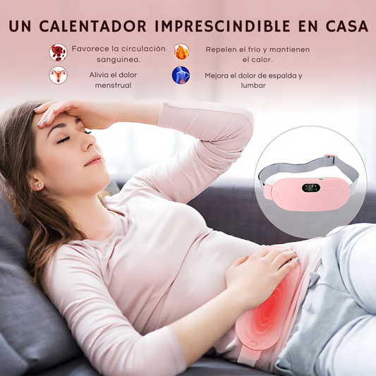 🔥 CalmiBelt™ – 💖 Cinturón Térmico Aliviador de Cólicos Menstruales 🤗