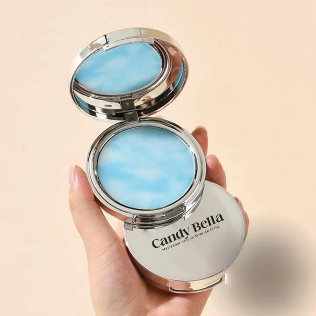 ✨ Candy Bella™ - Polvo Prensado Anti-Brillo para efecto Mate 💖✨