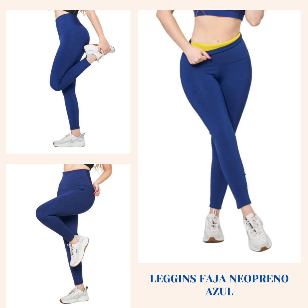 ¡Leggins con Faja de Neopreno de alta calidad! Acción Térmica Localizada (Suda hasta 4 veces más) ,🔥OFERTA de HOY Compra 2 Leggins x $114.900 y Recibe un Top Negro talla Unica de Regalo 🎁