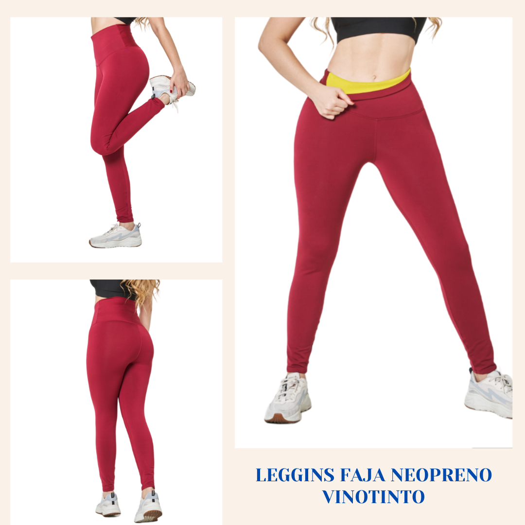 ¡Leggins con Faja de Neopreno de alta calidad! Acción Térmica Localizada (Suda hasta 4 veces más) ,🔥OFERTA de HOY Compra 2 Leggins x $114.900 y Recibe un Top Negro talla Unica de Regalo 🎁