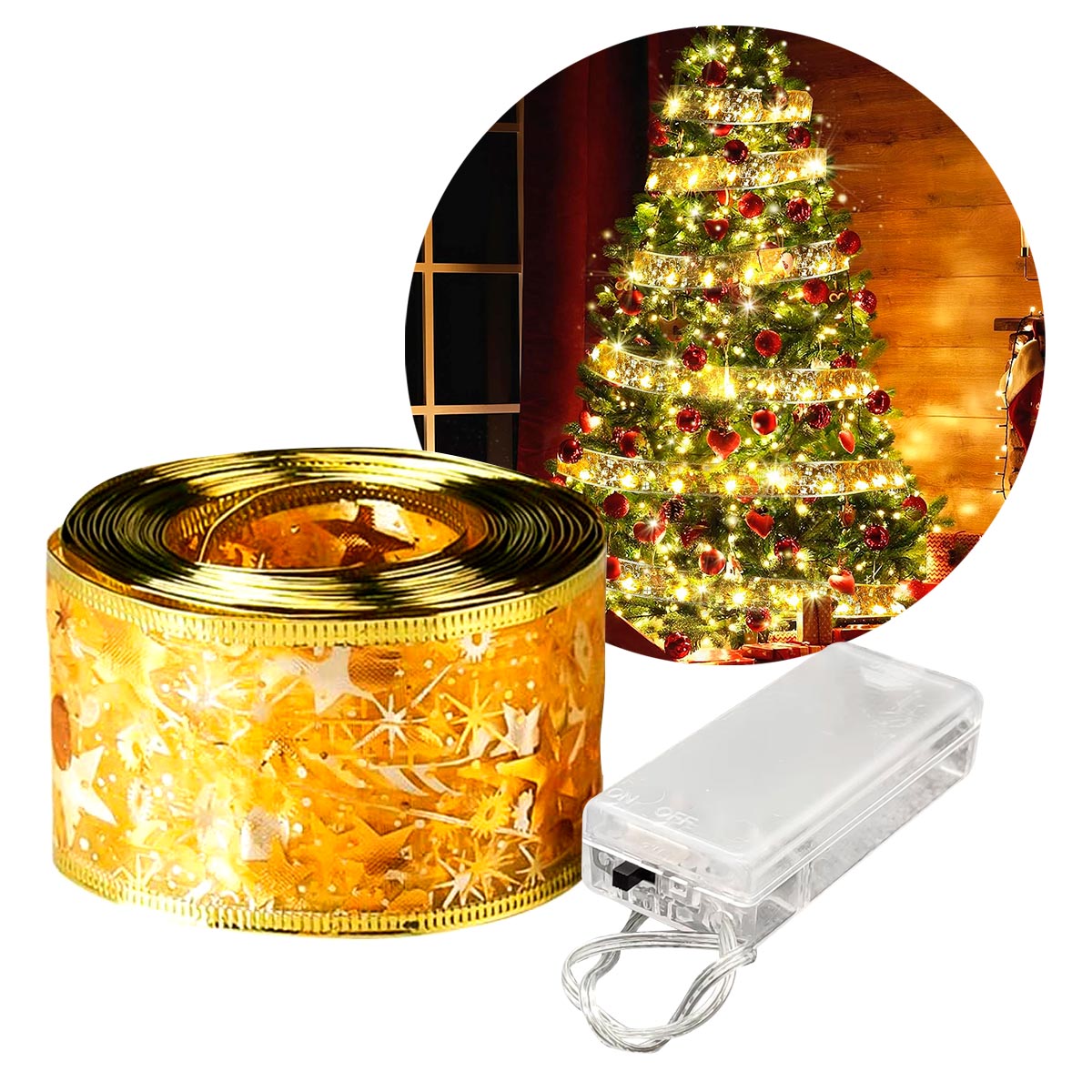 🎄Cinta Con luces Led de 5 Mts✨OFERTA TEMPRANA DE NAVIDAD 🎄