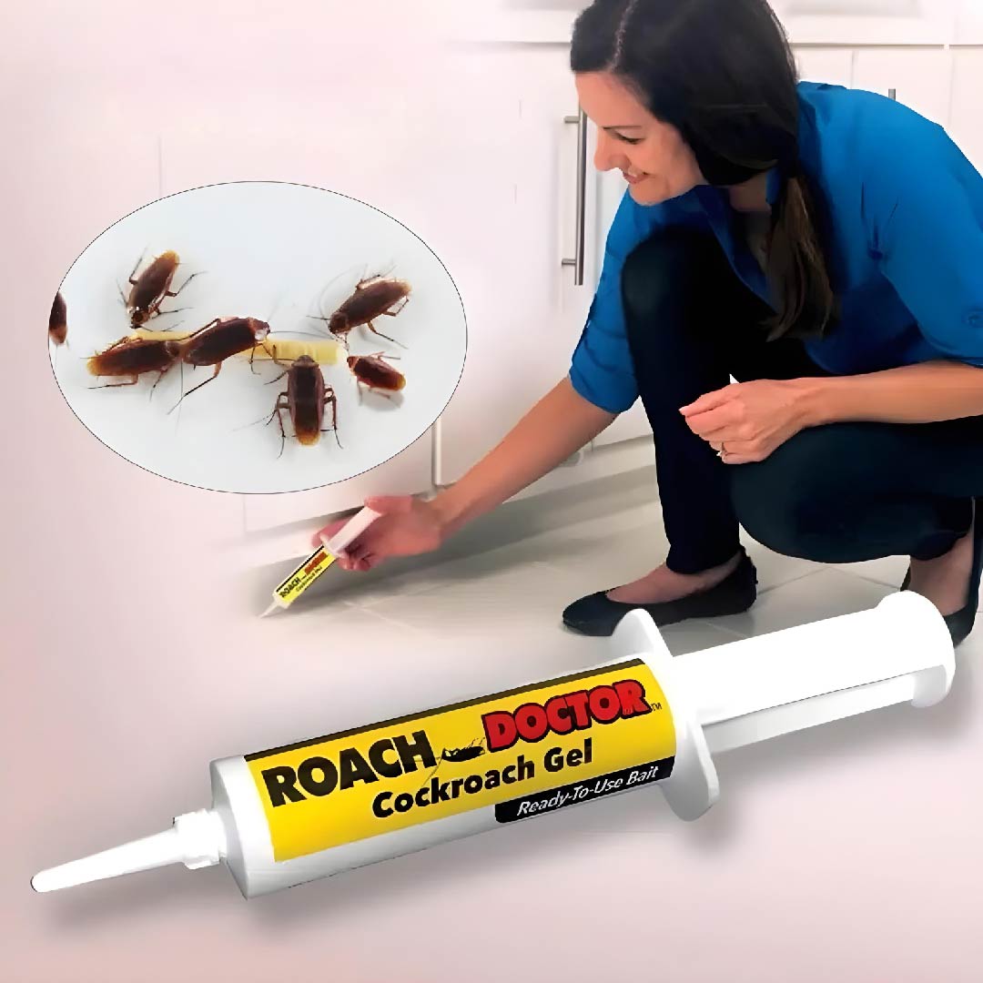 🏠🚫 Gel Eliminador de Cucarachas Seguro (2 Unds de 5 Grms Cada Una) – Adiós Plagas, Hola Tranquilidad 🐞✨