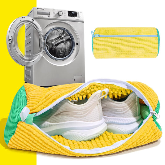 Cleanshoes® la bolsa de lavado que protege la forma y el color de tus tenis mientras la lavadora hace el trabajo.