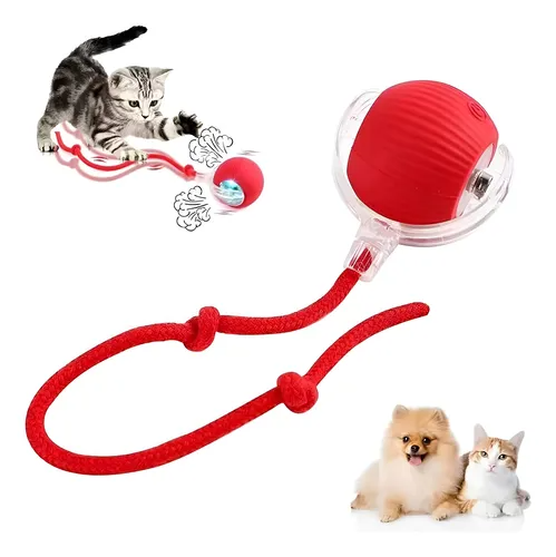 Pelota Automática Inteligente “Divertipet™” 🐾 – Diversión sin fin para tu gato!
