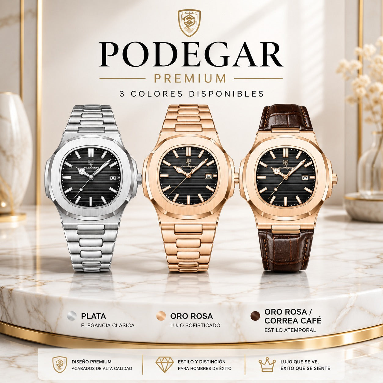 ⌚ Reloj PODEGAR Premium 2026
