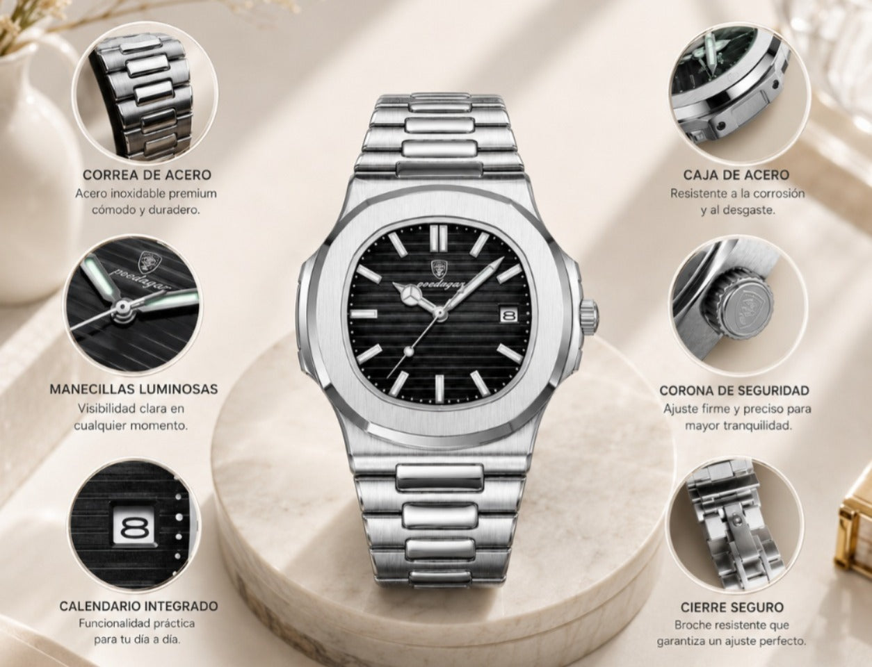 ⌚ Reloj PODEGAR Premium 2026