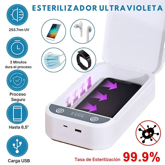 ✨ Caja Esterilizadora Desinfectante UV - Protege a tu familia de virus y bacterias ✨