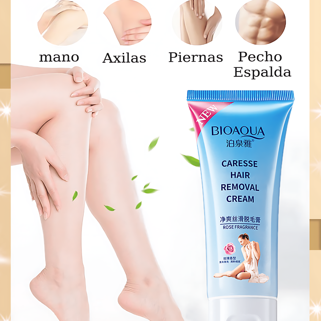 🧴BIOAQUA , Crema Depiladora Celeste x 2Unds🦵🏻
