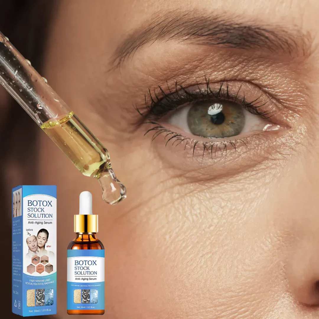 💆‍♀️ Botox Stock Solution® – Cuida y revitaliza tu piel cada día 😊Serum que disminuye arrugas en la frente, alisa las líneas finas, Repara, Estira y Nutre Tu Piel.🎁  OFERTA SOLO POR HOY : Paga 1 y Lleva 2 🎁