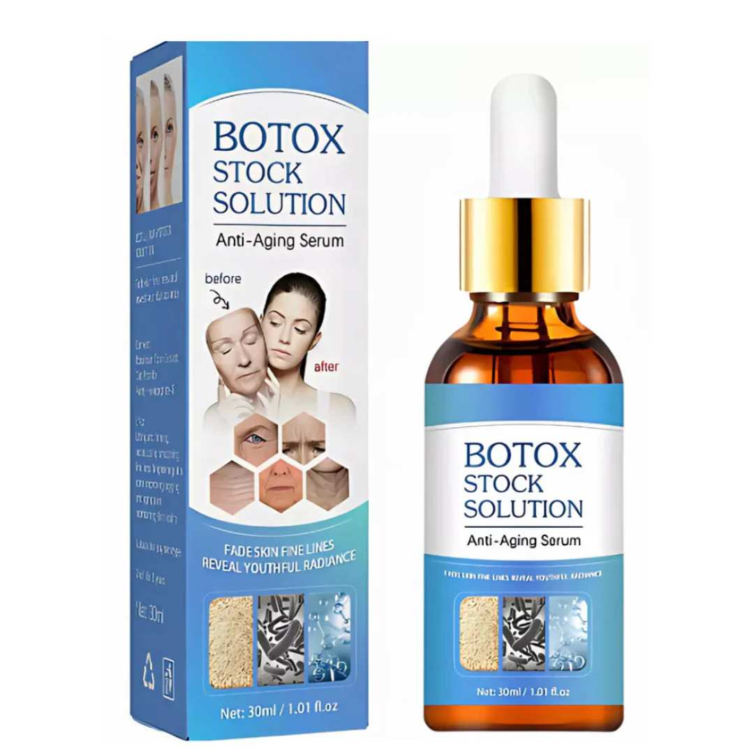 💆‍♀️ Botox Stock Solution® – Cuida y revitaliza tu piel cada día 😊Serum que disminuye arrugas en la frente, alisa las líneas finas, Repara, Estira y Nutre Tu Piel.🎁  OFERTA SOLO POR HOY : Paga 1 y Lleva 2 🎁