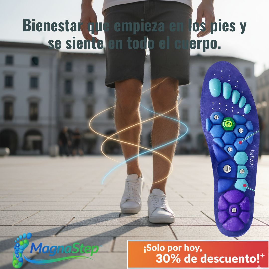MagnaStep™ Plantillas Magnéticas Terapéuticas – Comodidad y Bienestar en Cada Paso
