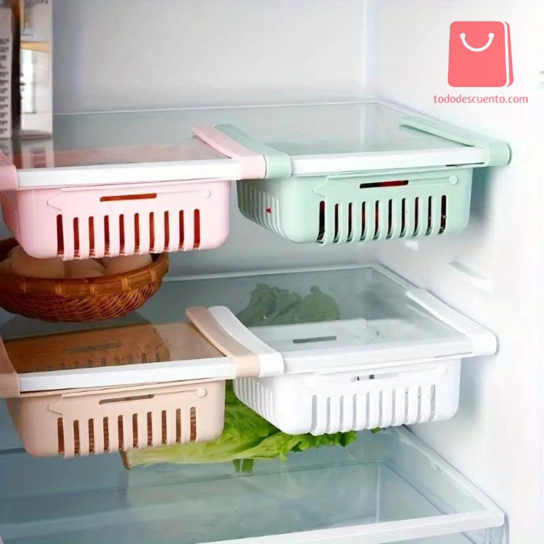 🍱 Organizador Extendible De Nevera  (Pague 2 Lleva 3)🚀
