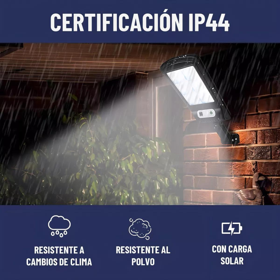 🔆 Lámpara Reflector LED con Panel Solar y Control Remoto🌞