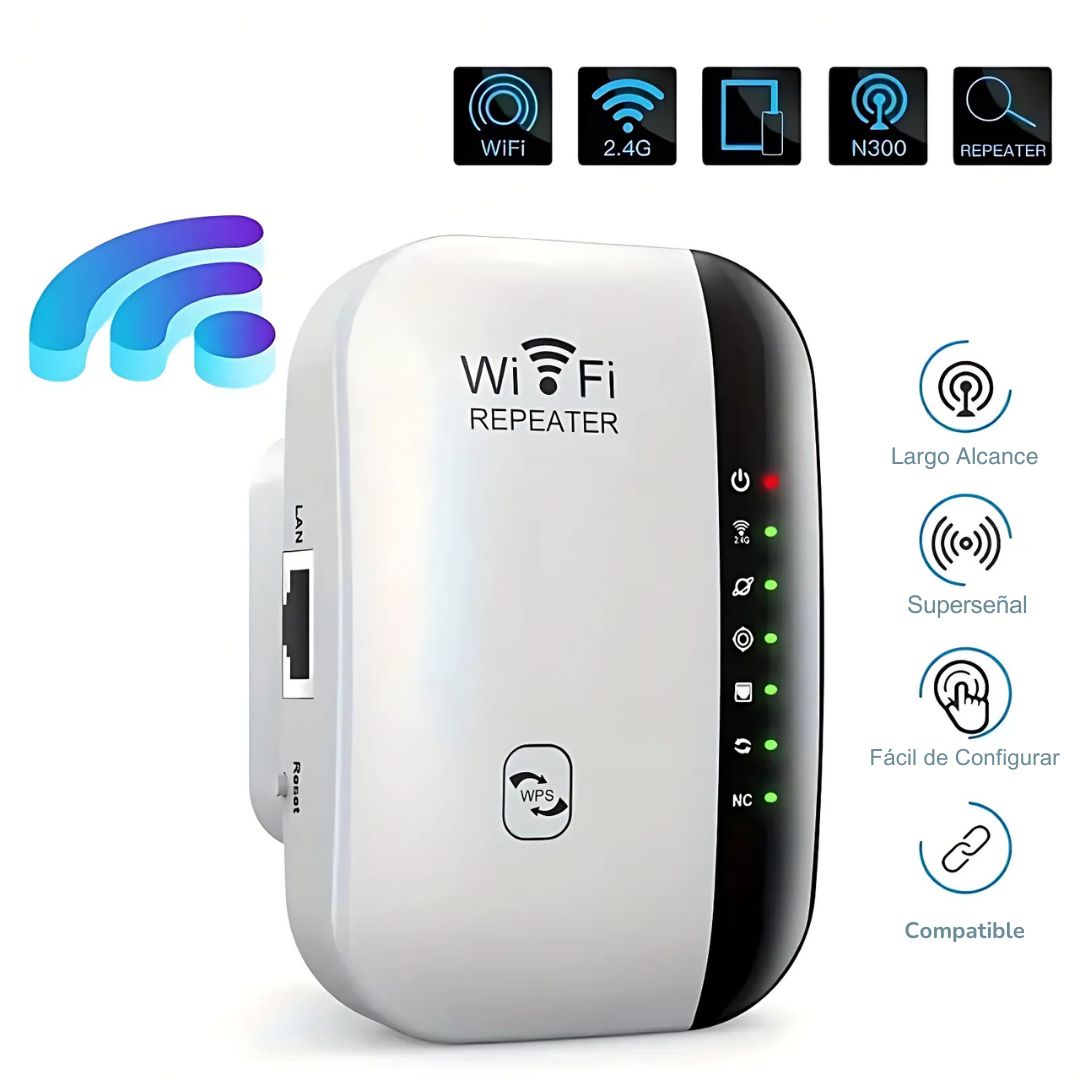 📶 |Repetidor De Señal Wifi 🚀 MaxWiFi Pro  Potencia Tu Conexión en todos los rincones de tu hogar
