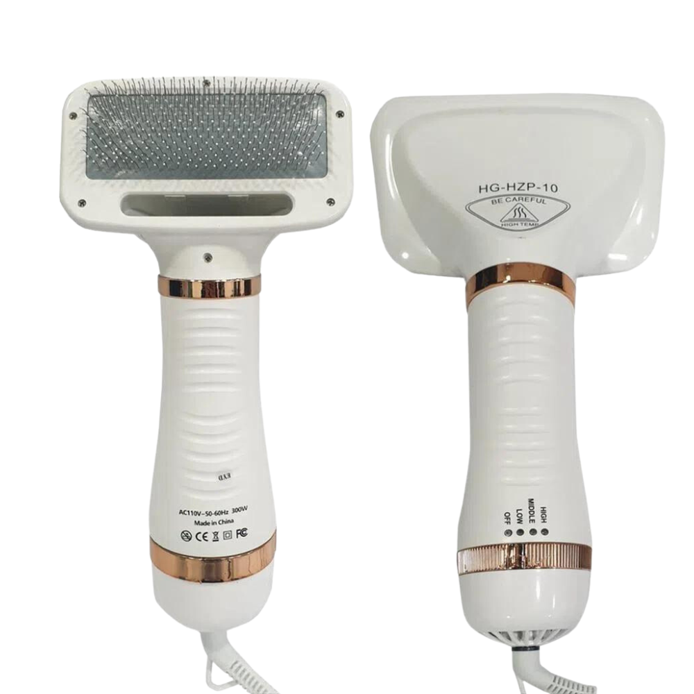 Cepillo Secador De Pelo Portátil Mascota