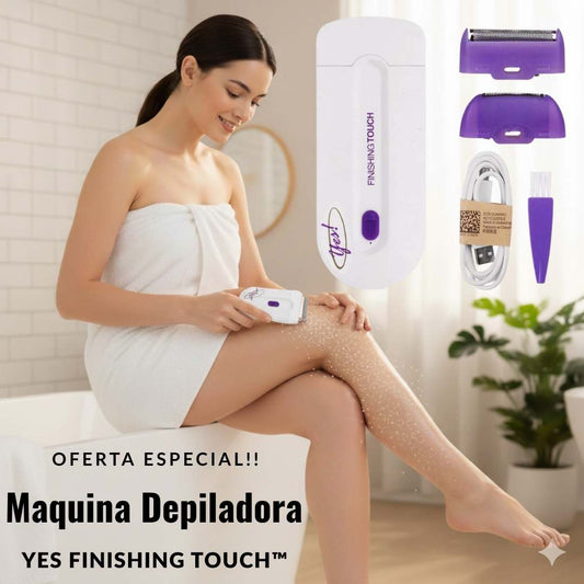 Depiladora Eléctrica Yes Finishing Touch™ — Piel suave al instante, sin dolor ni irritación. OFERTA ESPECIAL x1 o x 2 Unds