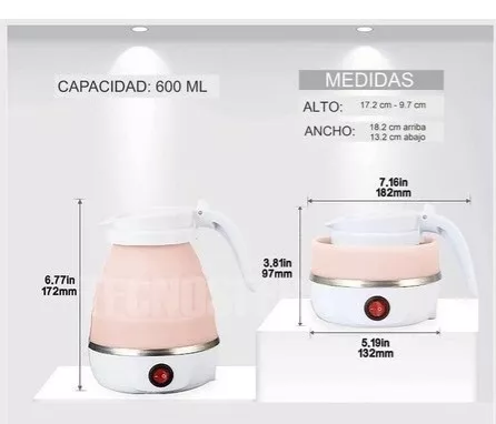 Hervidor De Agua Eléctrico Plegable