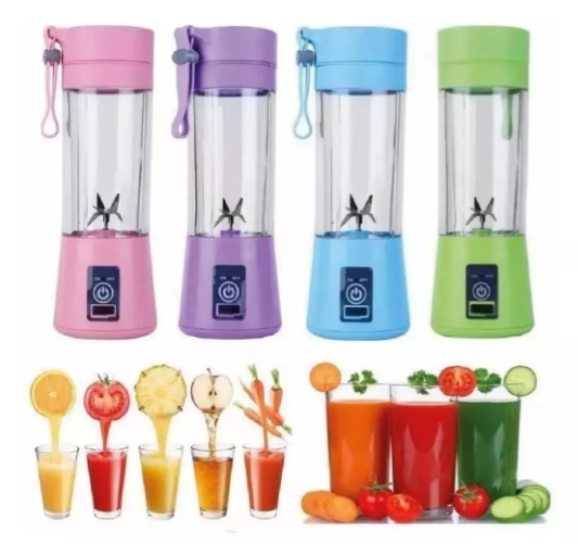 Licuadora Personal Portátil Recargable para Jugos Y Batidos. Ref. ZY-3S