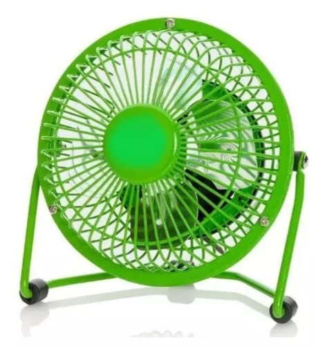 Mini Ventilador Metálico de 4" Portátil de Cable Usb. Ref :HJ-S-13