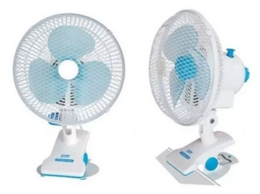 Ventilador Giratorio de 8" con Pinza. Ref. Hj-180.