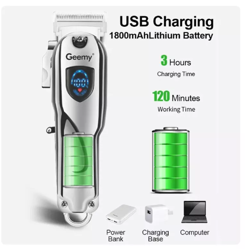 PELUQUERA GEMEI RECARGABLE