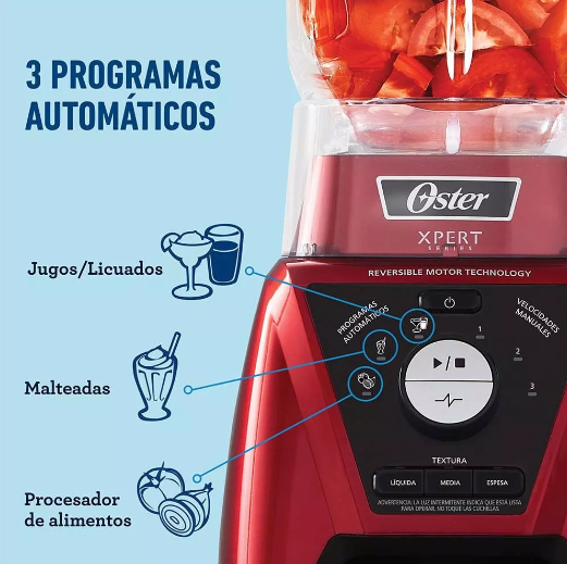 Licuadora Oster Xpert  Rojo