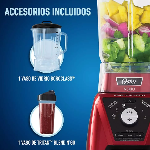 Licuadora Oster Xpert  Rojo