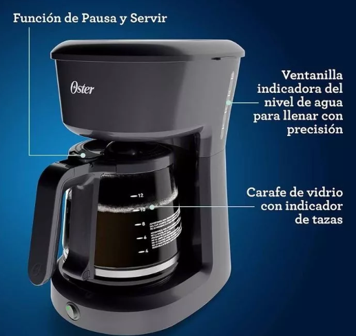 Cafetera Oster 12 Tazas