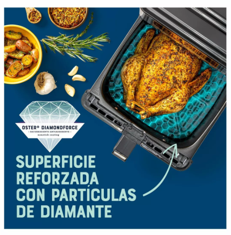 Freidora De Aire Digital Oster 9Lts.