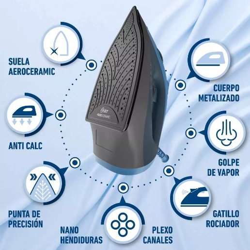 Plancha a Vapor Oster Cerámica