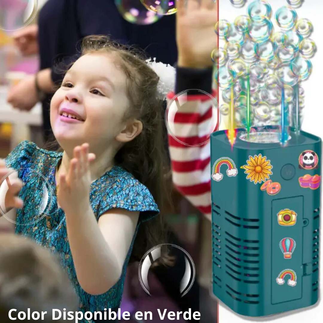 🌋 Volcán Mágico de Burbujas de Color Verde🎈¡Explota en Diversión! Cada Burbuja es una Aventura Mágica 🌈💥