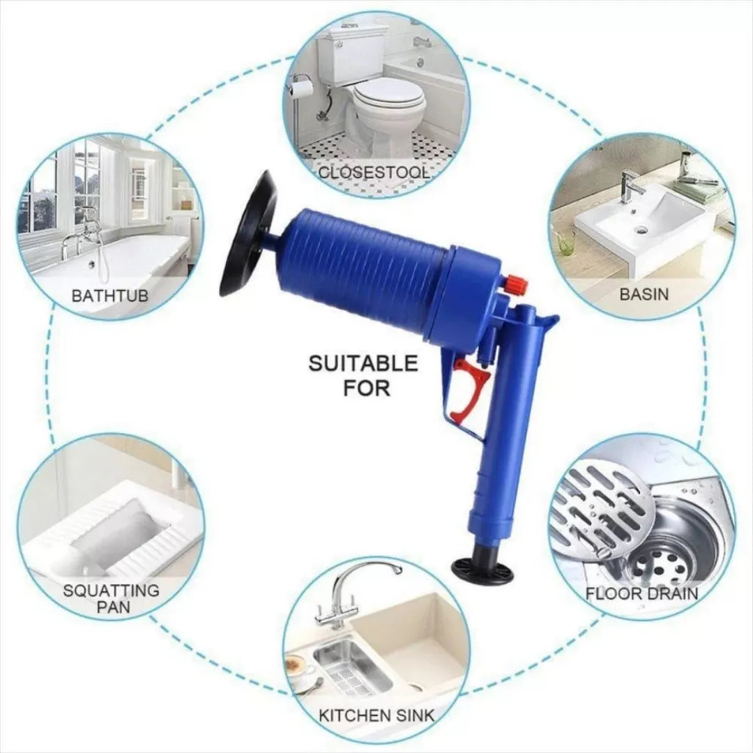 Bomba Manual con presión para desagües. (Destapa Cañerías)