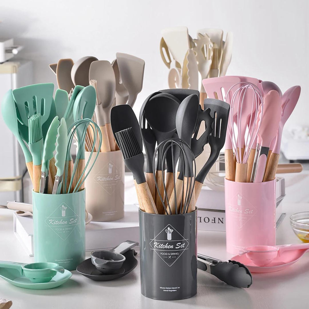 Set de 12 Utensilios para Cocina