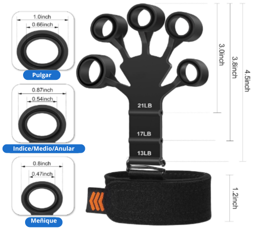 STRONGRIP® EJERCITADOR DE MANOS Y DEDOS