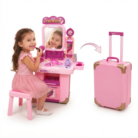 Girl Beauty Maleta Tocador Infantil 2 en 1