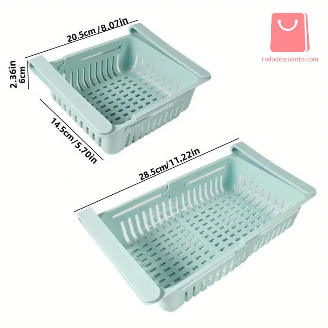 🍱 Organizador Extendible De Nevera  (Pague 2 Lleva 3)🚀