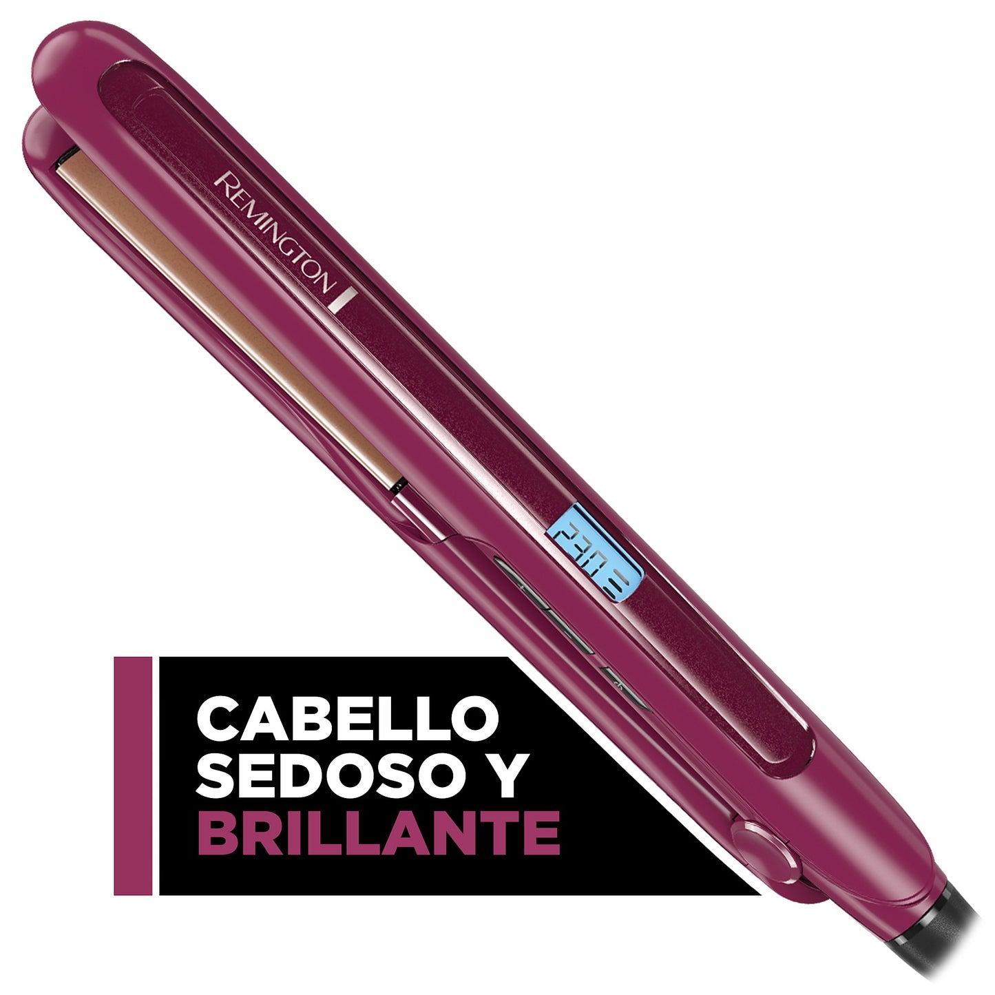 Plancha Remington triple infusion Argan, Macadamia y Keratina. S7740